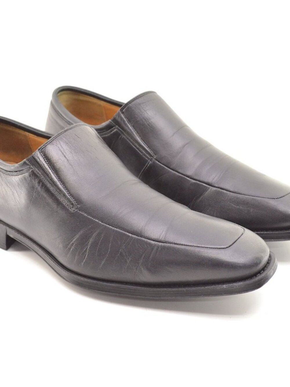 Men Magnanni Dominguez Black Apron Toe Loafers 8 D